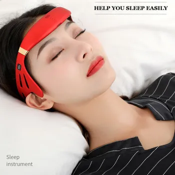

NEW Head Sleeper Micro-current Acupuncture Brain Sleep Aid Head Massager Sleep Health Stress Relief Brain Massager Wireless