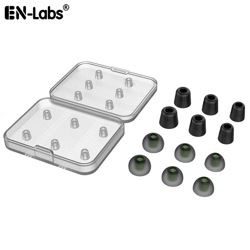 Memory Foam Earphone Tips Replacement Earbud Blocking Out Ambient Noise Inner 5mm for Gaming In Ear w/ 5mm-7mm Tip | Электроника