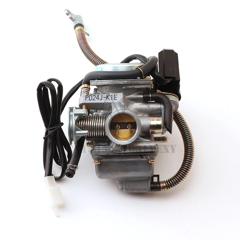 PD24 기화기 24mm carburador GY6 125cc 150cc 엔진 탄수화물 ATV 쿼드 고 카트 스쿠터 모 페드 오토바이