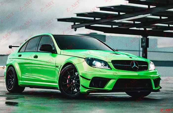 Z-ART широкий тюнинг-пакет для нормальных W204 C class черный S Mercedes benz купе 2008-2010 |