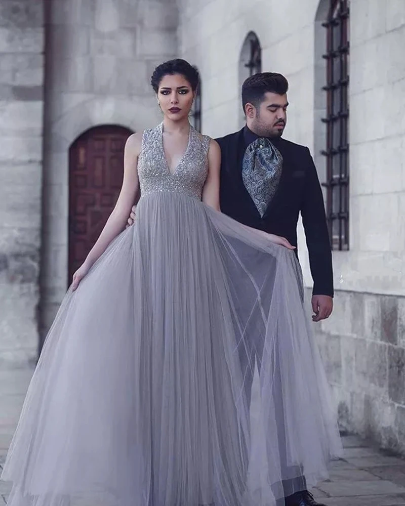 2020-Elegant-Dusty-Color-Evening-Dresses-Shiny-Sequin-Top-Tulle-Skirt-Long-Prom-Dresses-Lady-Party (1)