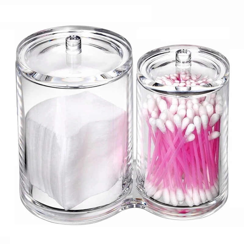 

Promotion! Clear Acrylic Makeup Organizer Cotton Swabs For Lipstick Brush Storage Shelf Cosmetic Holder Jewelry Makeup Storage B