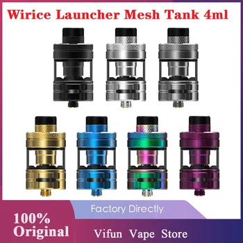 

Original Wirice Launcher Mesh Tank 4ml Capacity Vape Atomizer with 0.15ohm/0.21ohm Mesh Coil for DL vape E-cig Tank Vs Zeus X