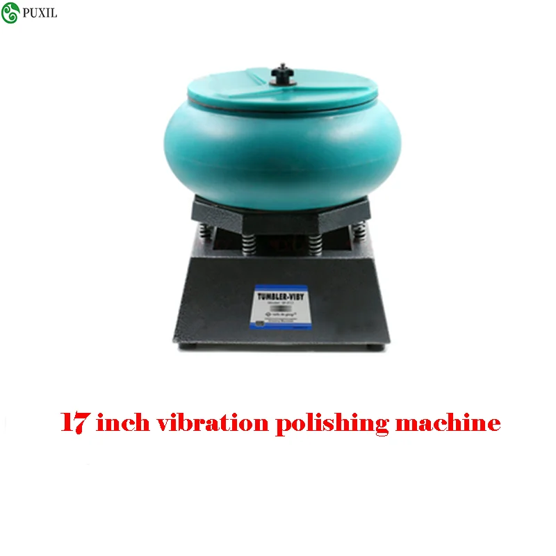 17" 220V/110V Super Large Vibratory Tumbler Wet Dry Polisher Polishing