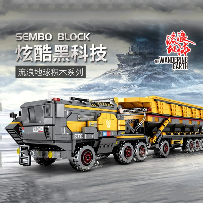 Technic серия большой грузовик блуждающая земля Cargotruck транспорт Грузовик 1535 шт. 6 фигурок строительные блоки игрушки для детей наборы