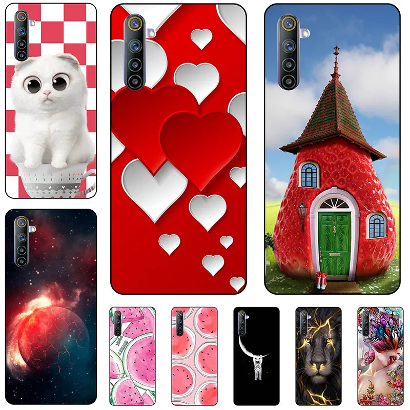 Silicone Cover For OPPO Realme 6 Realme6 Case Soft TPU Protective Phone