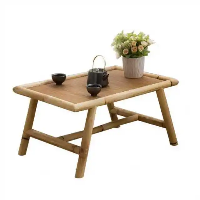 

Simple bay window tatami coffee table table Japanese style small coffee table creative tea table and chairs solid wood Zen table