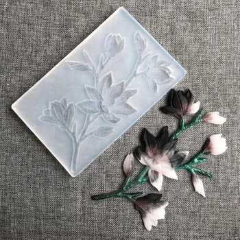 

Large 19cm Vintage Flower Epoxy Resin Silicone Mold Soft Clay Cemento Plaster Concrete Molds Forma De Silicone 3d Wall Panel