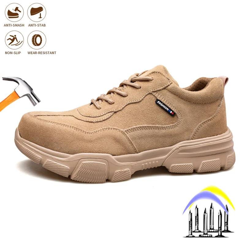 Breathable-Men-Safety-Shoes-Steel-Toe-indestructible-Man-Work-Boots ...