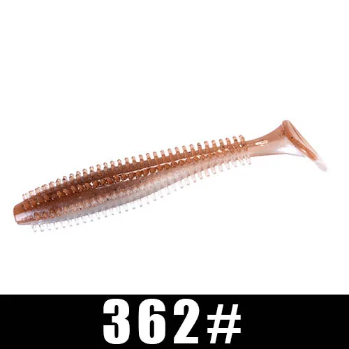 FISH KING 4-5 шт., мягкие приманки для рыбалки с морским огуречным веслом, 4 г, 9 г, 9 см, 12 см - Цвет: 362