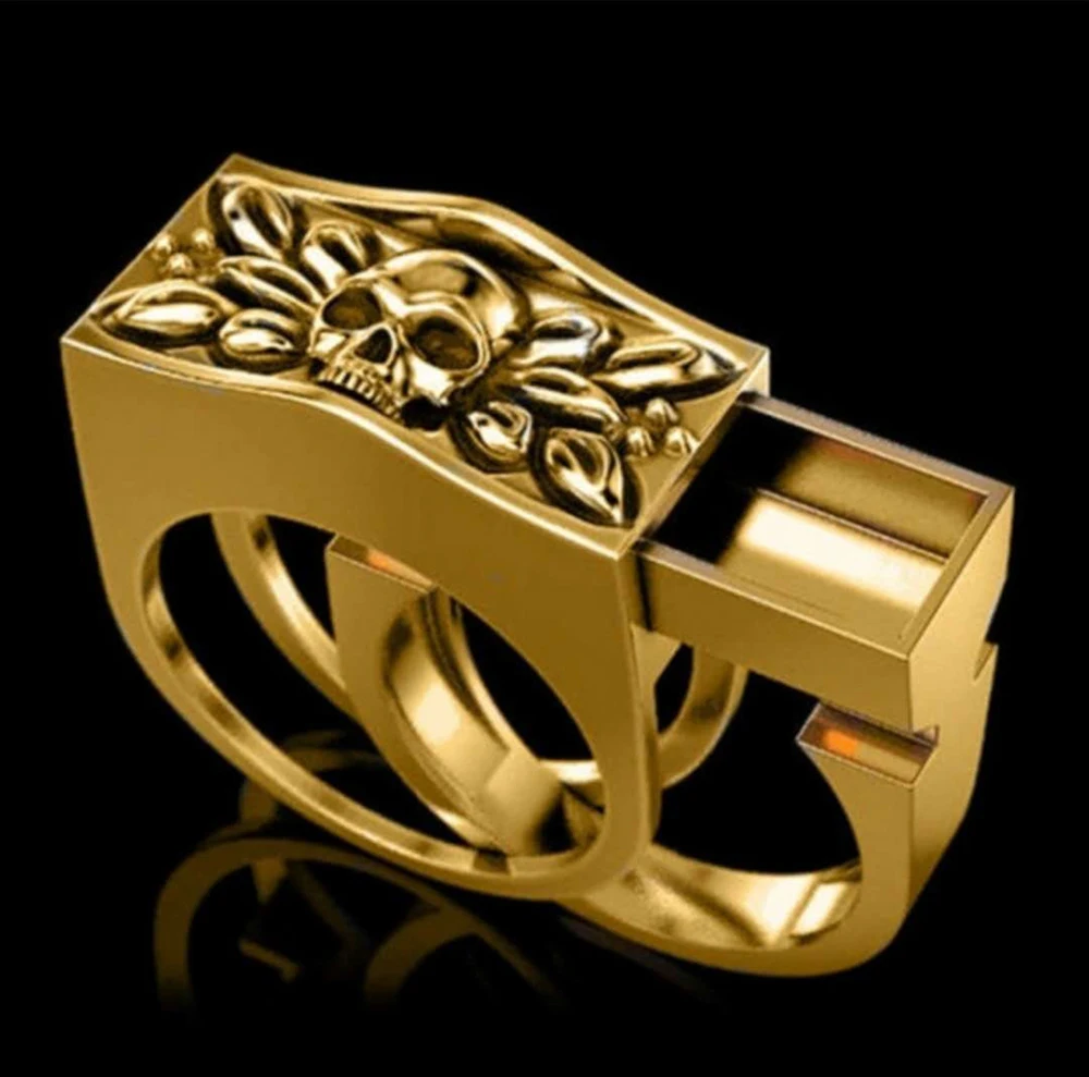 Модное мужское кольцо в стиле хип-хоп рок унисекс подарок панк | Украшения и