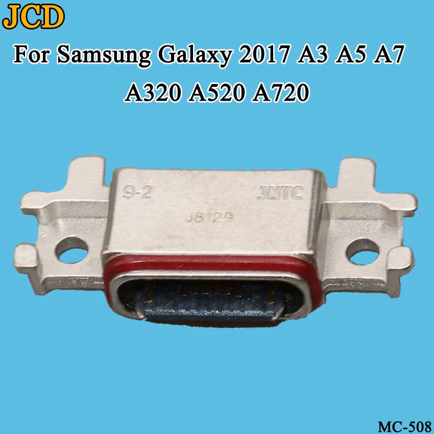 JCD 10 шт. USB док-станция Разъем для SamSung Galaxy A320 A520 A720 зарядное устройство порт Micro разъем A3 A5 A7 запчасти