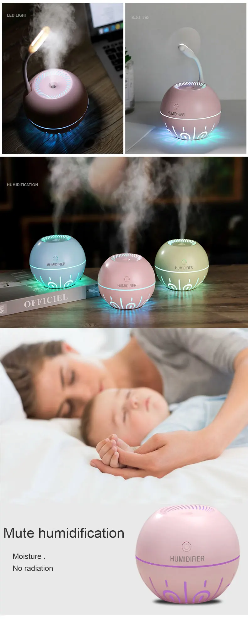 330 мл увлажнитель воздуха humidificador umidificador Арома эфирные масла диффузор освежитель воздуха ароматерапия домашний распылитель kbaybo