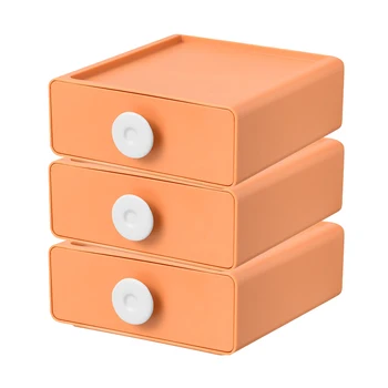 

Desk Organizer Sliding Drawers Multifunctional Makeup Kids Toy Office Stationery Large Capacity Storage Box 3 Tier Documents