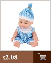 16 дюймов мягкий силиконовый светильник для новорожденных, набор для волос, джинсовые комбинезоны, куклы, тканевая кукла, милая и креативная Детская кукла для детей