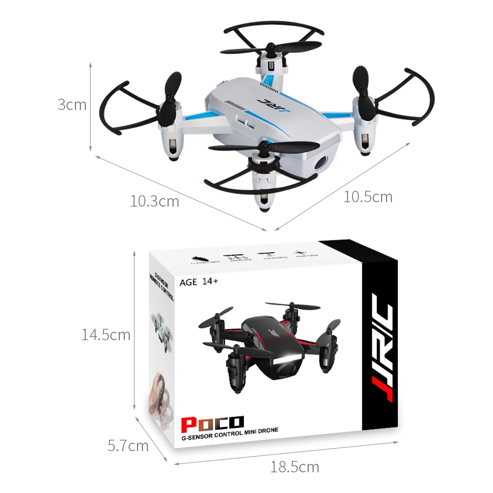 JJRC H52 2,4G 4CH режим удержания высоты RC Квадрокоптер датчик гравитации складной мини-Дрон Широкий Ангел вертолет
