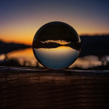 

Crystal Clear Lens Ball Crystal Sphere Ball 50mm 80mm with Stand 2" Photography Lensball Background Decor K9 Glass Crystal