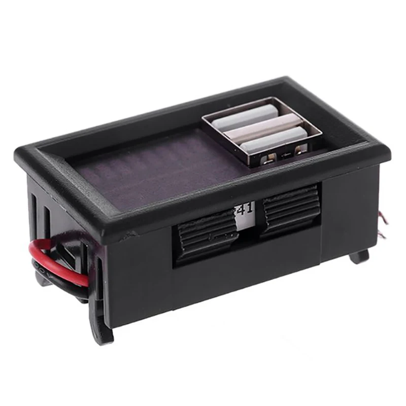 12V Цифровой вольтметр напряжение батареи Панель метр для автомобиля мотоцикла USB 5V 2A выход