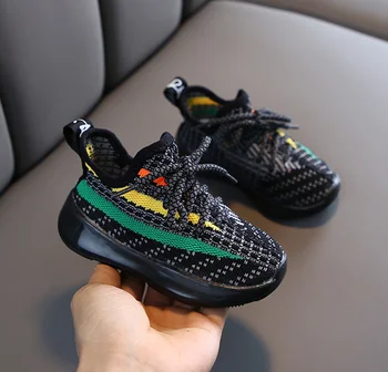 

Children Shoes Boys Girls Summer Sneakers Casual Shoes Breathable Knitting Soft Bottom Non-slip Kids Sneakers korean baby boy