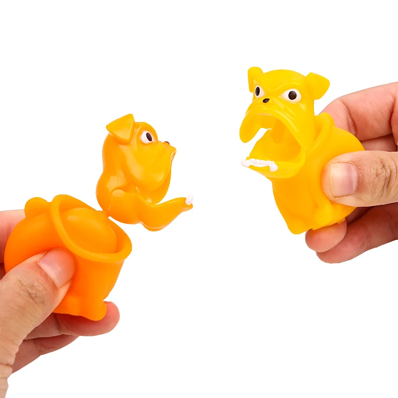 1pc novelty creative spoof fun decompression vent toy pinch Le dog children birthday gift prizes