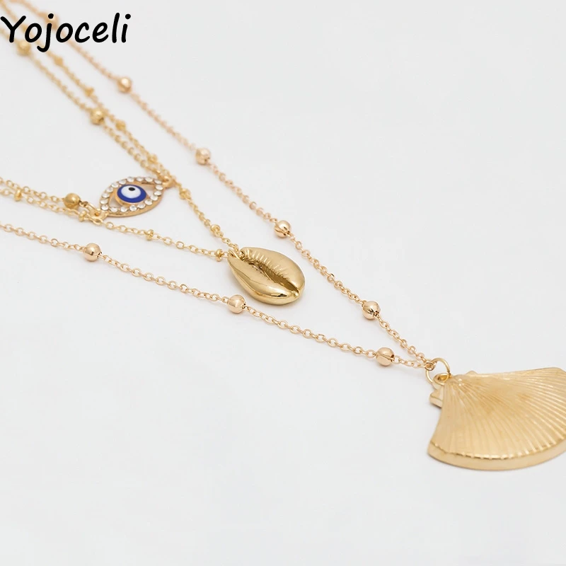Yojoceli сексуальные пляжные крутые ожерелья кулоны ювелирные изделия Летняя