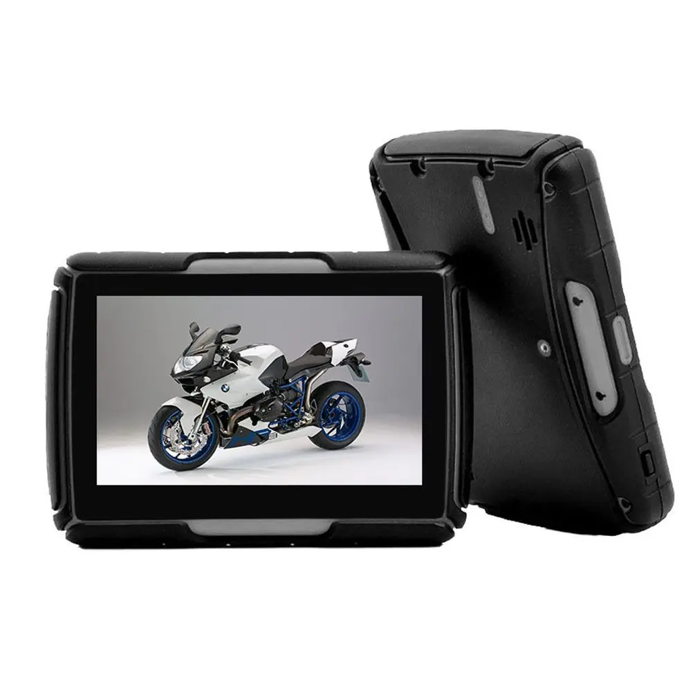  256M Ram 8Gb Flash 43 Zoll Moto Gps Navigator Wasserdichte Motorrad Karten Touchscreen Fahrrad Navi