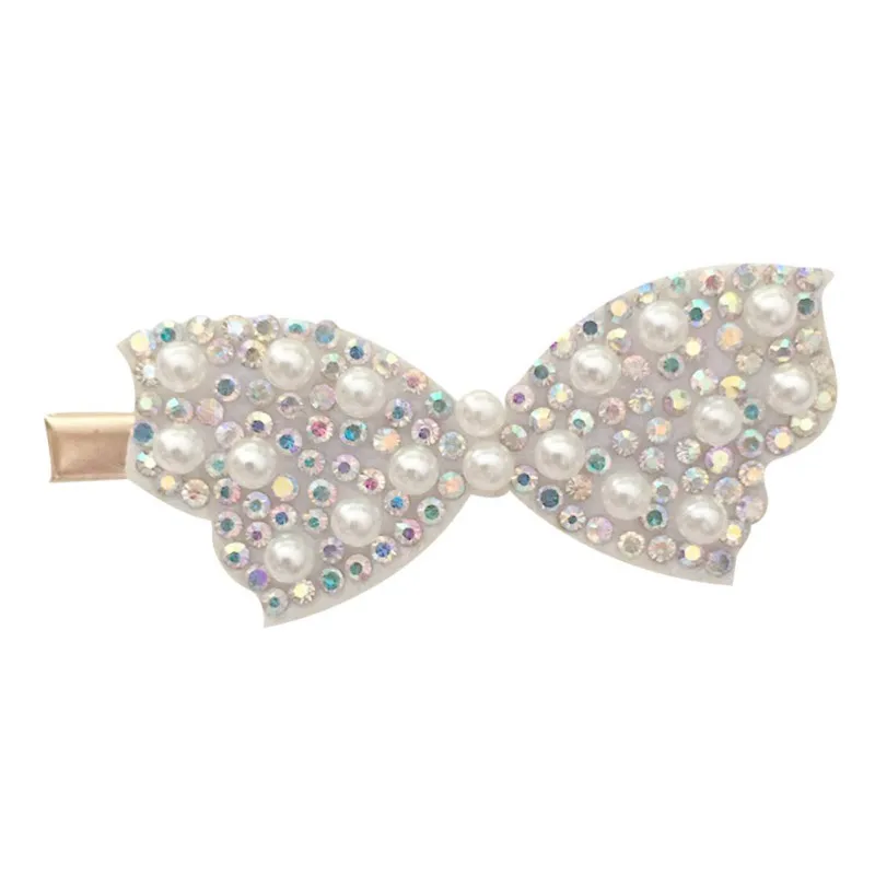 Bowknot 3 Всесезонные новые милые заколки для волос с модным жемчугом для маленьких девочек, заколки для волос с бантиком и кроликом в форме сердца, аксессуары для волос принцессы - Цвет: Bowknot 3