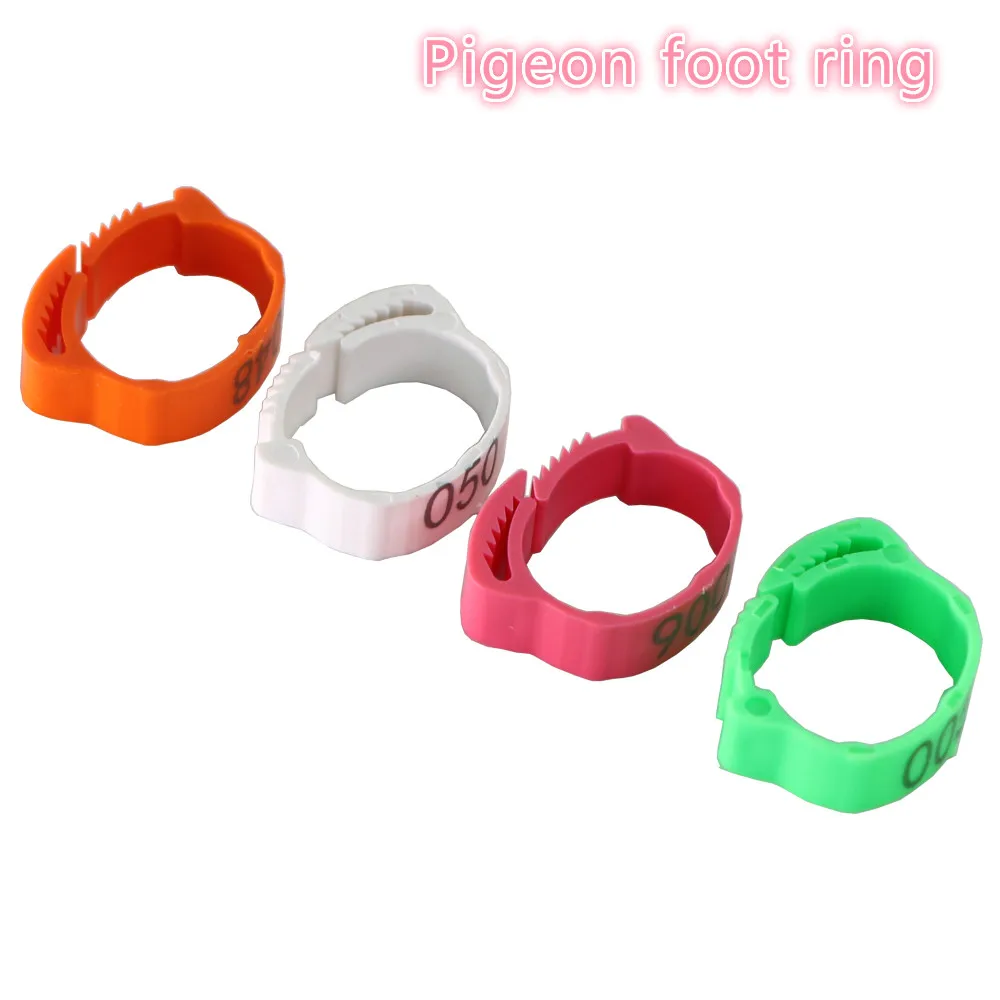 25/100 Pcs Pigeon Leg Bands Poultry Dove Bird Parrot Clip Rings Band Foot Ring Pigeon Supplies Bird Appliances