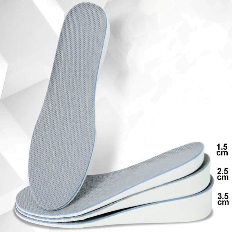 Height increase insoles for men/women 1.5/2.5/3.5 cm up invisiable arch