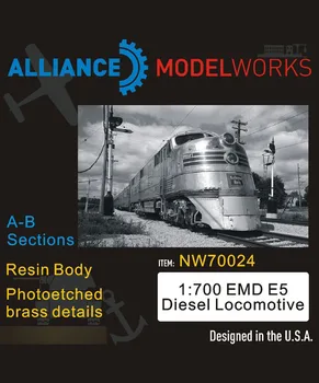 

1/700 Scale EMD E5 Diesel Locomotive NW70024 Resin Model Kits Drop Shipping
