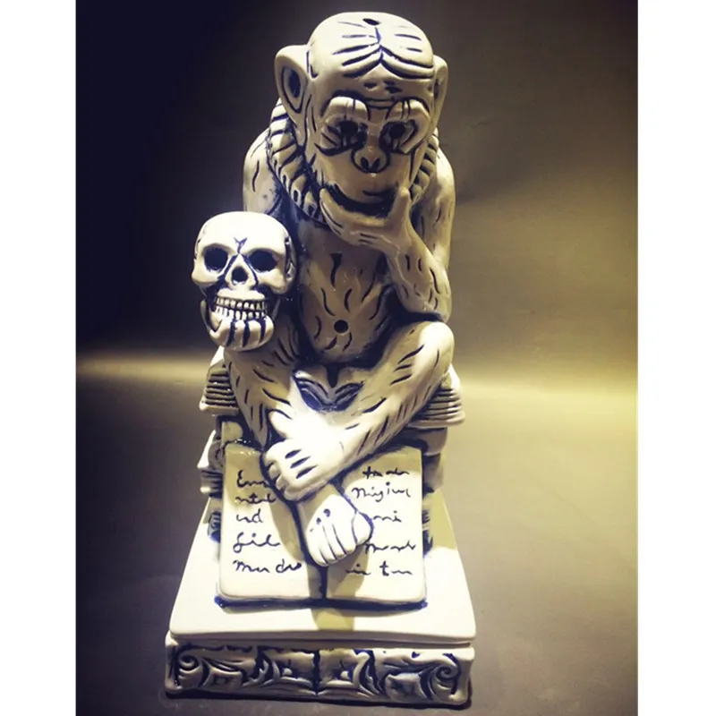 

Ceramics Simulation Monkey Incense Burner Aromatherapy Statue Action Figure Collection Model Toy X2363