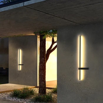 LED Outdoor Long Thin Wall Light 3