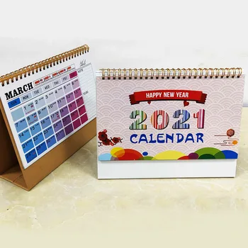 

Cute Desk Calendar 2021 Mini Dual Daily Schedule Planner Yearly Agenda Table Calendar Organizer Home Office Desktop Stationery