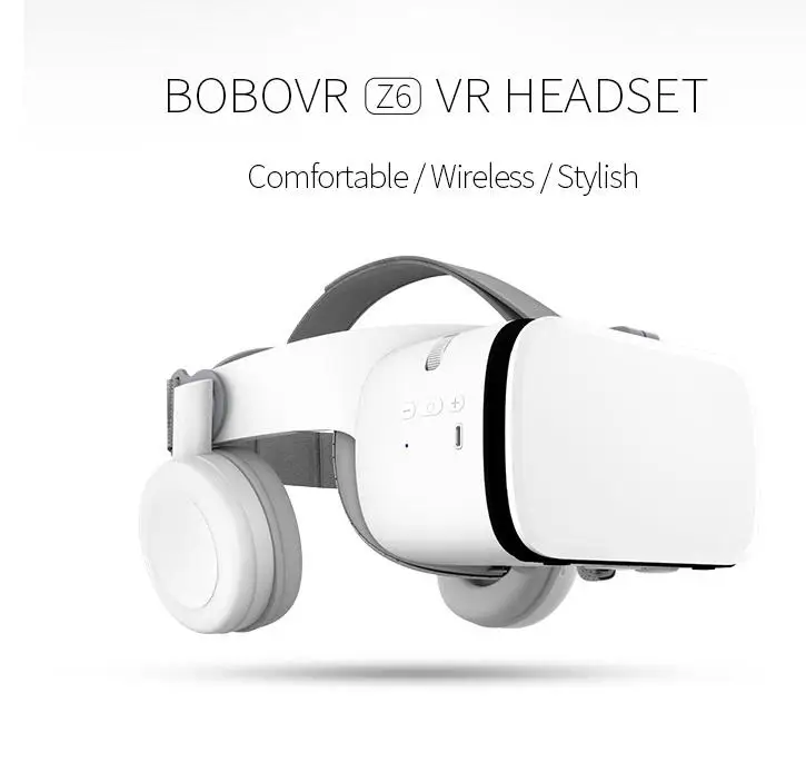 Bobo VR Z6 шлем 3D очки виртуальной реальности Гарнитура для IPhone Android смартфон очки гарнитура