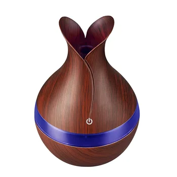 

300ml Air Humidifier USB Air Diffuser Essential Oil Aromatherapy Machine with Seven-color Light for Home Bedroom Office