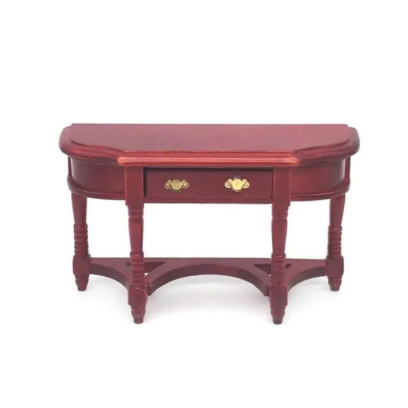 1:12 миниатюрный кукольный домик мебель деревянный обеденный стол мини дом