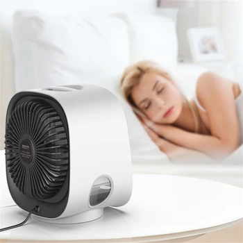 

Multi-Functional Negative-ion Air Conditioning Fan M-201 USB Mini Night Light Desktop Mini Air Cooling Fan with Large Water Tank