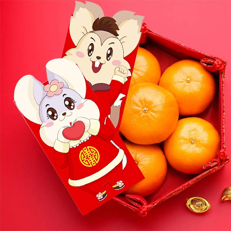 

Rat Exquisite Festival Lovely Money Envelopes Chinese Red Envelopes Rat Red Envelopes Best Wishes Kids Good Luck Cartoon