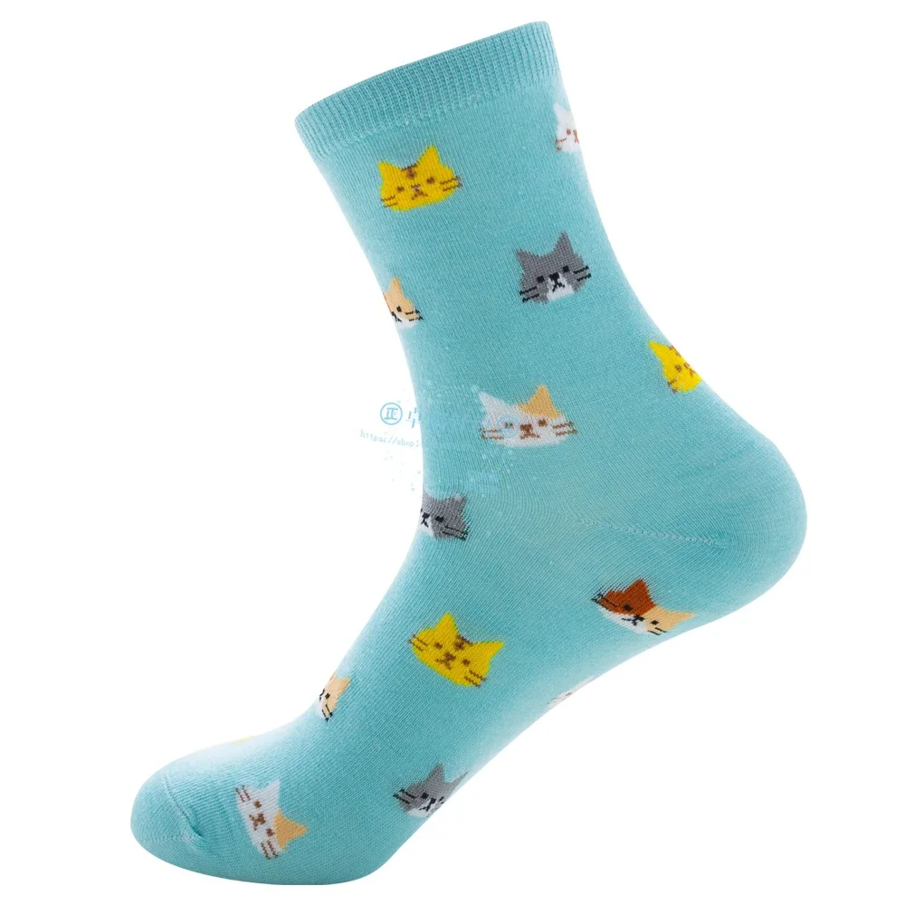 A Generation of Fat Cross Border for AliExpress Amazon Cat Stereo Ear Tube Socks WOMEN'S Socks Cotton Socks