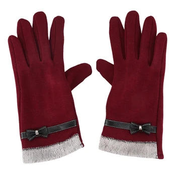

Touch Gloves Winter Warm Gloves Mittens for Touch Screen (red)