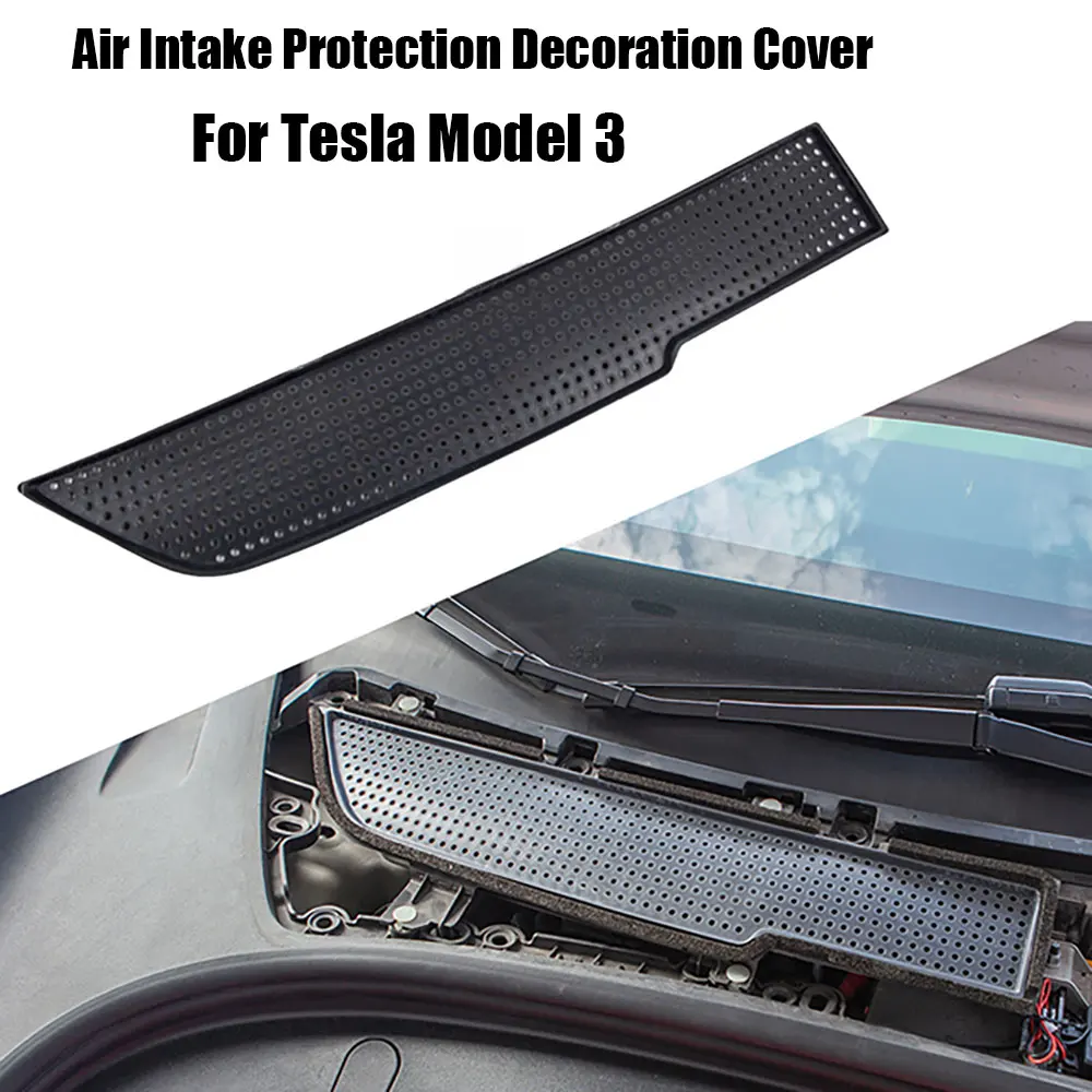 

For Tesla Model 3 Air Intake Protection Decoration Cover Flow Vent Grille 17-20