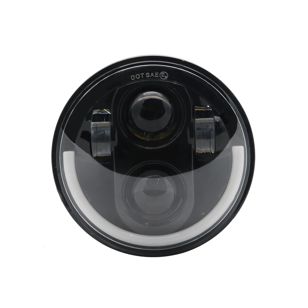 1х черный хром 5,7" HID светодиодный головной светильник дальнего/ближнего света 5 3/4" передний головной светильник для 5,75 дюймов головной светильник s проектор