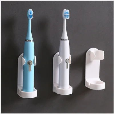1Pc Creative Traceless Stand Rack Toothbrush Organizer Electric Toothbrush Wall-Mounted Holder Space Saving Bathroom Accessories