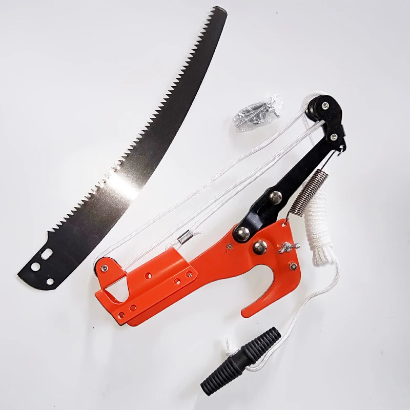 

1PC Garden Tools Red Hangar Band Saw Band Rope High Branch Scissors High Pruning Fruit Tree Pruning Scissors Tool