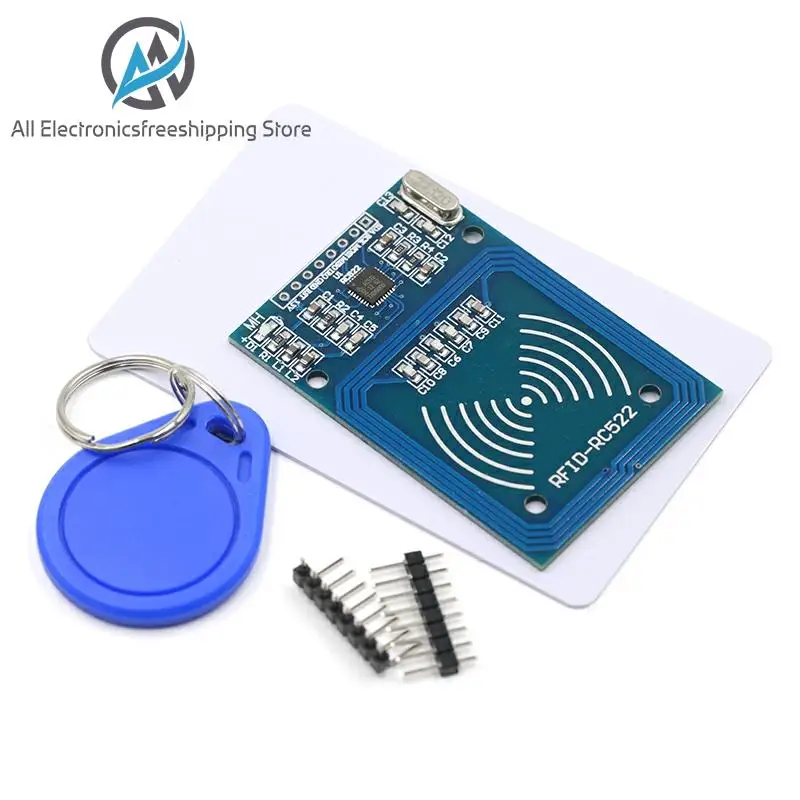 Флуоресцентный Модуль RFID RC522 для отправки карты S50 Fudan брелок часов nmd raspberry