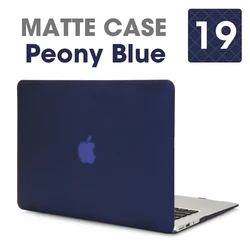 Matte Protective Laptop Case - Slim and Stylish Cover - New Pro16 inch A2141 (Matte Peony Blue)