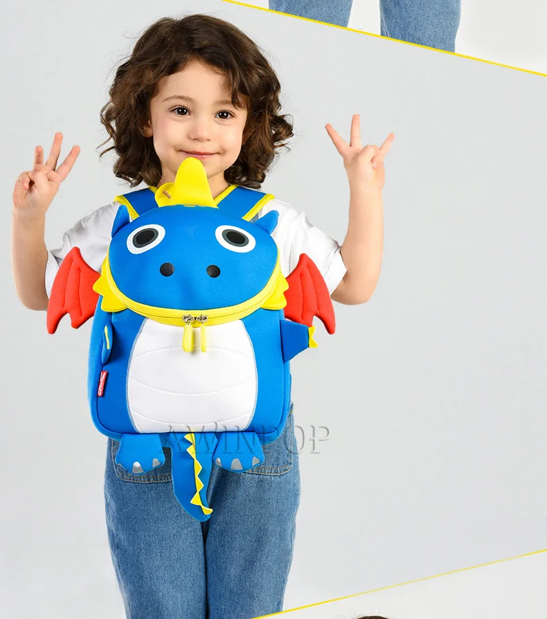 Новые 3D пожарный дракон детские школьные ранцы для мальчиков лучший подарок для малышей Водонепроницаемая Детская сумка Детский Школьный рюкзак для девочек