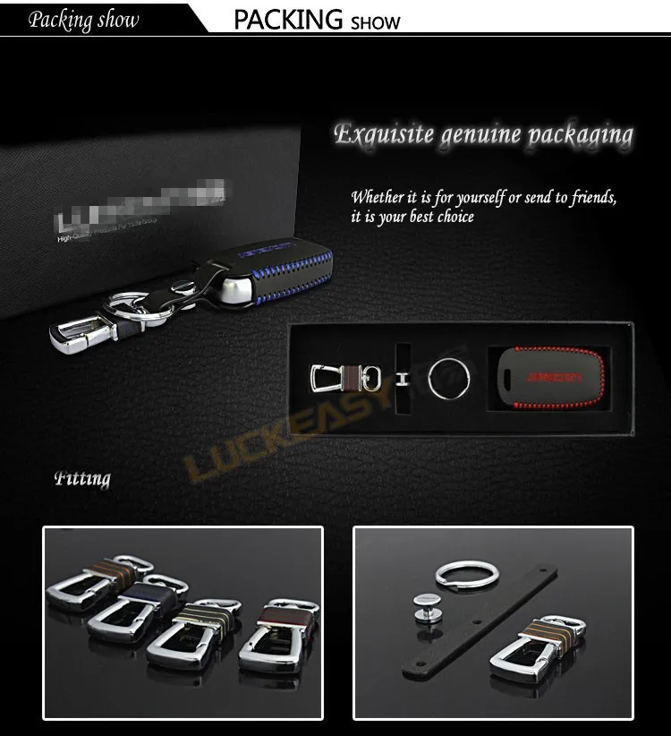 Кожаный чехол для ключей peugeot 4008 508 5008 2008 чехол для ключей