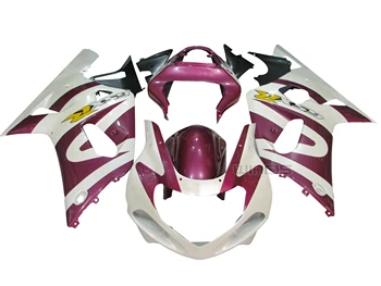 

For Suzuki GSXR600 GSXR750 K1 2001-2003 Body Fairing Kit Pink White Bodywork