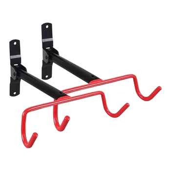 

2 Pack Wall Mount Bike Hanger Flip Up Garage Hook Bicycle Bike Rack Storage System for Garage Shed Bike Storage Rack